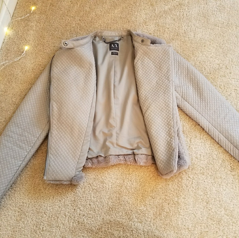 Armani Exchange gray jacket